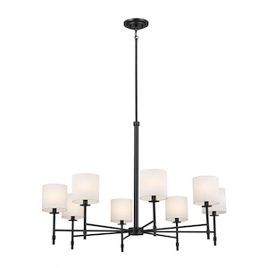 Ali - 8 Light Chandelier In Traditional Style-27 Inches Tall and 38.75 Inches Wide - 1284253