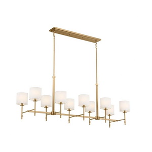 Ali - 10 Light Chandelier In Traditional Style-21 Inches Tall and 17 Inches Wide - 1284292