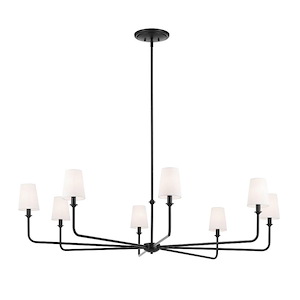 Pallas - 8 Light Chandelier-16.75 Inches Tall and 52 Inches Wide - 1340476