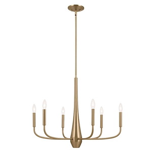 Deela - 6 Light Chandelier-22.5 Inches Tall and 28 Inches Wide - 1292604