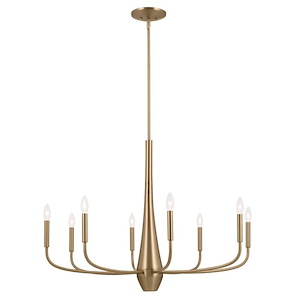 Deela - 8 Light Chandelier-27 Inches Tall and 36 Inches Wide - 1292605