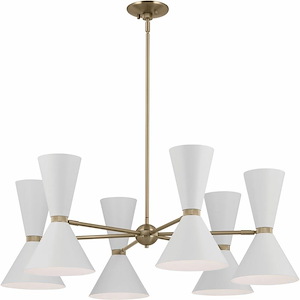 Phix - 12 Light Chandelier-13.5 Inches Tall and 38.75 Inches Wide - 1292620