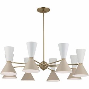 Phix - 16 Light Chandelier-13.5 Inches Tall and 48.75 Inches Wide - 1292621