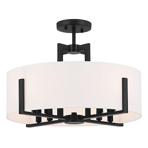 Malen - 8 Light Semi-Flush Mount-14.5 Inches Tall and 20 Inches Wide - 1292634