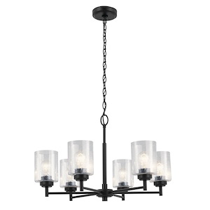 Winslow - 6 Light Large Chandelier In Industrial Style-16.5 Inches Tall and 26 Inches Wide - 1298259