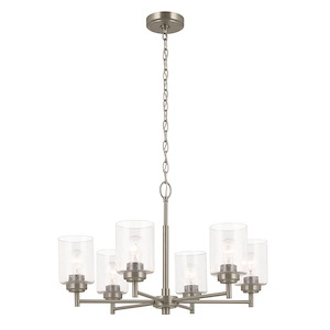 Winslow - 6 Light Large Chandelier In Industrial Style-16.5 Inches Tall and 26 Inches Wide - 1298366