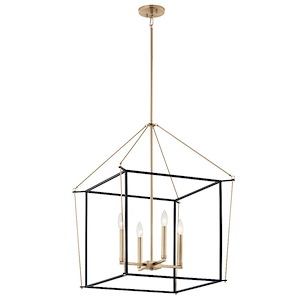 Eisley - 4 Light Foyer Pendant-30 Inches Tall and 22.25 Inches Wide - 1335369