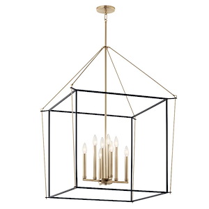Eisley - 8 Light Foyer Pendant-40.25 Inches Tall and 28.25 Inches Wide - 1335396