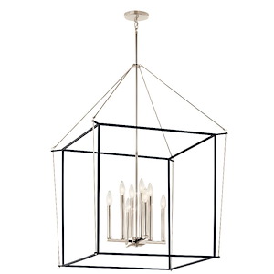 Eisley - 8 Light Foyer Pendant-40.25 Inches Tall and 28.25 Inches Wide - 1335396