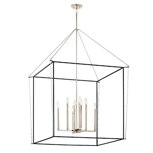 Eisley - 8 Light 2-Tier Pendant-50 Inches Tall and 34.75 Inches Wide - 1335419