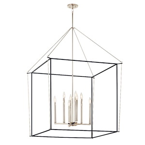 Eisley - 8 Light 2-Tier Pendant-50 Inches Tall and 34.75 Inches Wide - 1335419