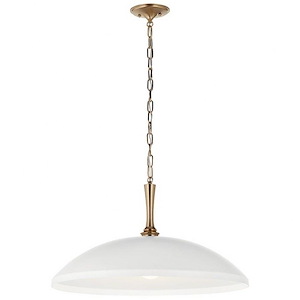 Delarosa - 1 Light Pendant In Traditional Style-12.75 Inches Tall and 24.25 Inches Wide - 1328670