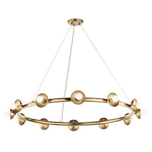 Palta - 12 Light Chandelier In Modern Style-4.25 Inches Tall and 42 Inches Wide - 1328673