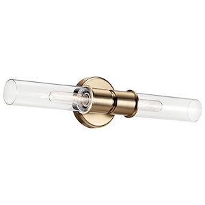 Aviv - 2 Light Wall Sconce In Modern Style-24 Inches Tall and 5.5 Inches Wide - 1328680