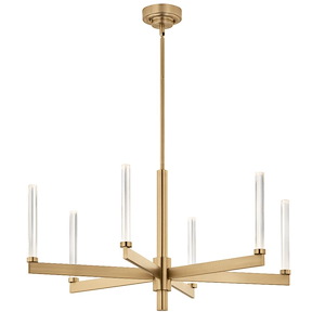 Sycara - 243.6W 6 LED Chandelier-20 Inches Tall and 36.25 Inches Wide - 1335341