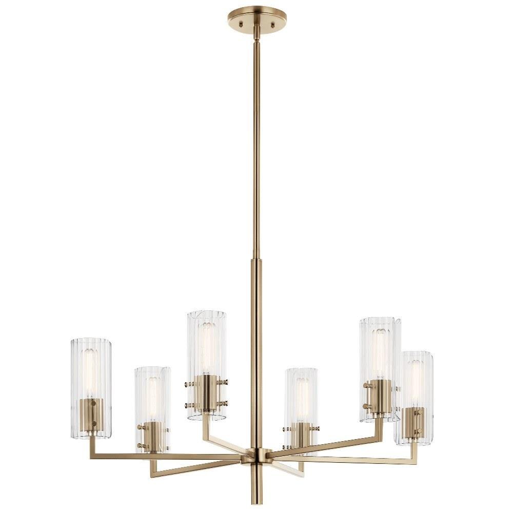 Kichler Lighting - 52679PN - Velestino - 6 Light Chandelier