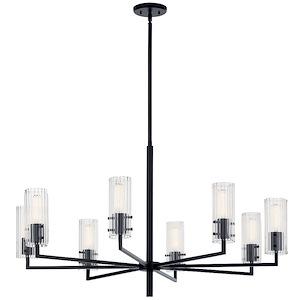 Velestino - 8 Light Chandelier-23.25 Inches Tall and 40.25 Inches Wide - 1340479