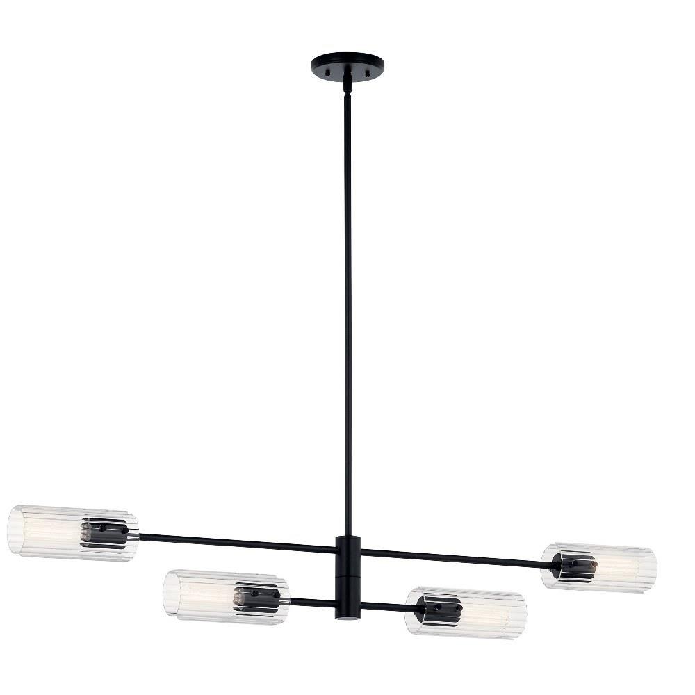 Kichler 52673BK Black Livadia 6 Light 37