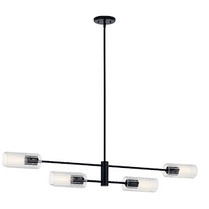 Velestino - 4 Light Linear Chandelier-7 Inches Tall and 5.25 Inches Wide - 1340480