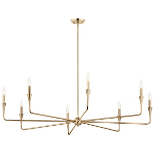 Alvaro - 8 Light Chandelier-23.25 Inches Tall and 50 Inches Wide - 1335354