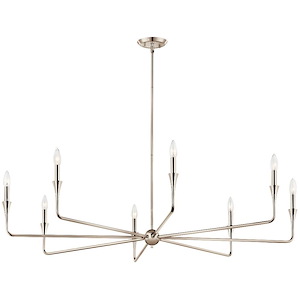 Alvaro - 8 Light Chandelier-23.25 Inches Tall and 50 Inches Wide - 1335354