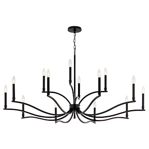 Malene - 14 Light Chandelier-27.25 Inches Tall and 52.75 Inches Wide - 1335407