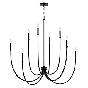 Malene - 8 Light Chandelier-43.5 Inches Tall and 45.25 Inches Wide - 1335325