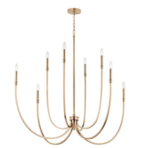 Malene - 8 Light Chandelier-43.5 Inches Tall and 45.25 Inches Wide - 1335381