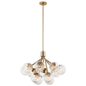Silvarious - 12 Light Chandelier-22.25 Inches Tall and 30 Inches Wide - 1335298