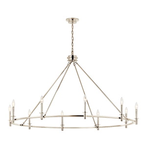 Carrick - 10 Light Chandelier-31 Inches Tall and 54.25 Inches Wide - 1335365