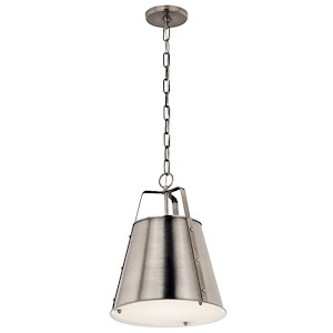 Etcher - 1 Light Pendant-17 Inches Tall and 13 Inches Wide - 1335344