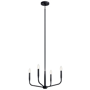 Madden - 4 Light Semi-Flush Mount-16.75 Inches Tall and 20 Inches Wide - 1335357