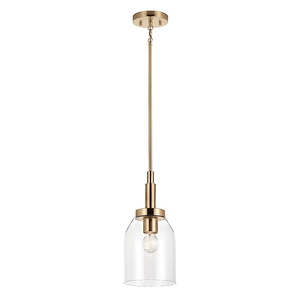 Madden - 1 Light Mini Pendant-15 Inches Tall and 7 Inches Wide - 1335359