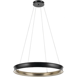 Larousse - 110W 1 LED Large Chandelier-3.75 Inch Tall and 39.5 Inch Wide - 1371139