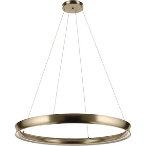 Larousse - 105W 1 LED XLarge Chandelier-3.75 Inch Tall and 49.5 Inch Wide - 1371140