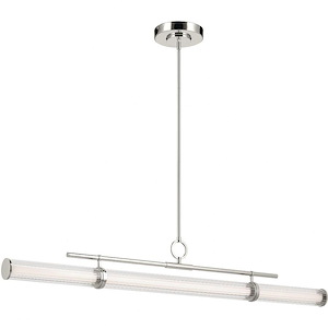 Riven - 45W 1 LED Linear Chandelier-9.5 Inch Tall and 8 Inch Wide - 1371219