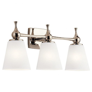 Cosabella - 3 Light Bath Vanity In Soft Contemporary Style-10.25 Inches Tall and 24 Inches Wide - 1152535