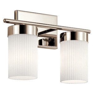 Ciona - 2 Light Bath Vanity In Art Deco Style-10 Inches Tall and 14.5 Inches Wide - 1149069