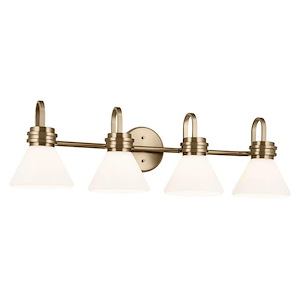 Farum - 4 Light Bath Vanity-9.5 Inches Tall and 34 Inches Wide