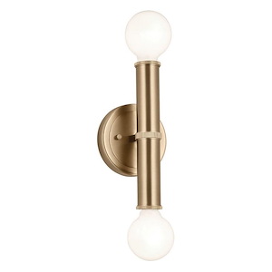 Torche - 2 Light Wall Sconce-9.75 Inches Tall and 5 Inches Wide - 1292656