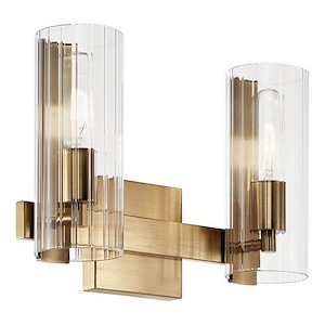 Jemsa - 2 Light Bath Vanity In Modern Style-9.75 Inches Tall and 13.75 Inches Wide - 1328682