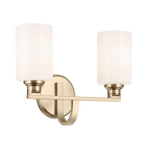Gioe - 2 Light Bath Vanity-10.5 Inch Tall and 14.25 Inch Wide - 1363881