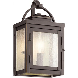 Carlson - 1 Light Small Outdoor Wall Lantern - With Traditional Inspirations - 11 Inches Tall By 6.25 Inches Wide - 1254193