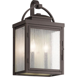 Carlson - 2 Light X-Large Outdoor Wall Lantern - With Traditional Inspirations - 18.25 Inches Tall By 10.25 Inches Wide - 1254194