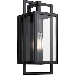 Goson - 1 Light Outdoor Medium Wall Mount In Transitional Style-16 Inches Tall and 8 Inches Wide - 1154424