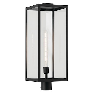 Branner - 1 Light Outdoor Post Lantern In Traditional Style-25.5 Inches Tall and 9.5 Inches Wide - 1314676