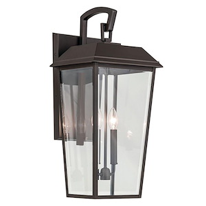 Mathus - 2 Light Large Outdoor Wall Mount In Traditional Style-24.25 Inches Tall and 10.75 Inches Wide - 1314679