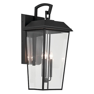Mathus - 3 Light X-Large Outdoor Wall Mount In Traditional Style-30.25 Inches Tall and 13.5 Inches Wide - 1314680