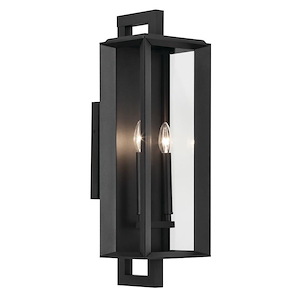 Kroft - 2 Light Large Outdoor Wall Mount In Traditional Style-24 Inches Tall and 8 Inches Wide - 1314692
