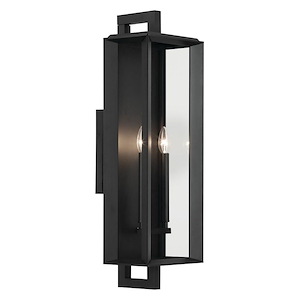 Kroft - 2 Light X-Large Outdoor Wall Mount In Traditional Style-28 Inches Tall and 9 Inches Wide - 1314693